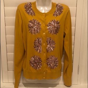 Embellished Cotton Jackie Cardigan